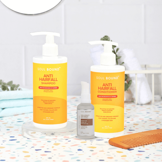 Anti-Hairfall Shampoo + Conditioner + Hair Serum