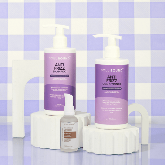 Anti-Frizz Shampoo + Conditioner + Hair Serum