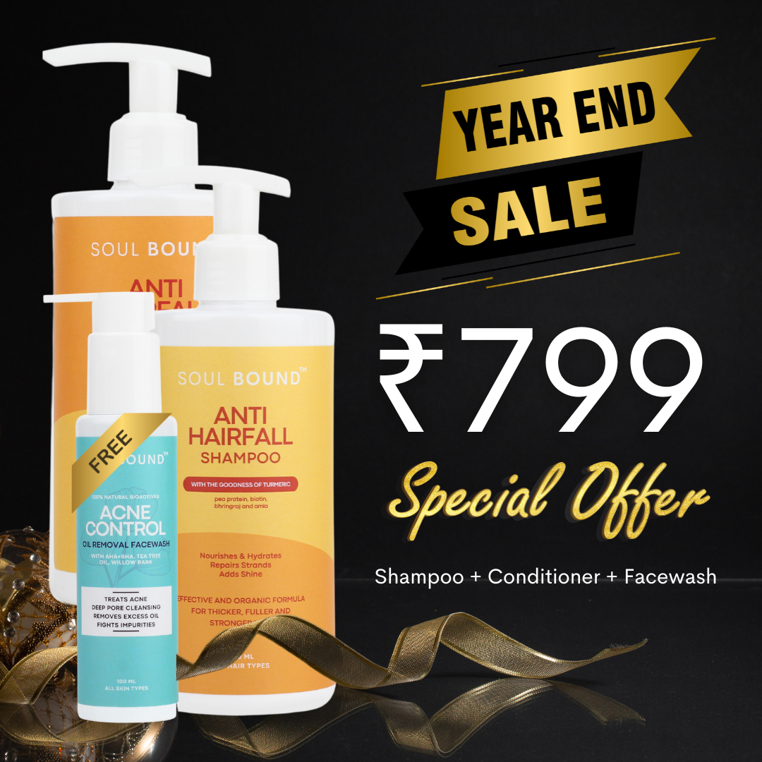 Anti-Hairfall Combo + Acne Control Facewash