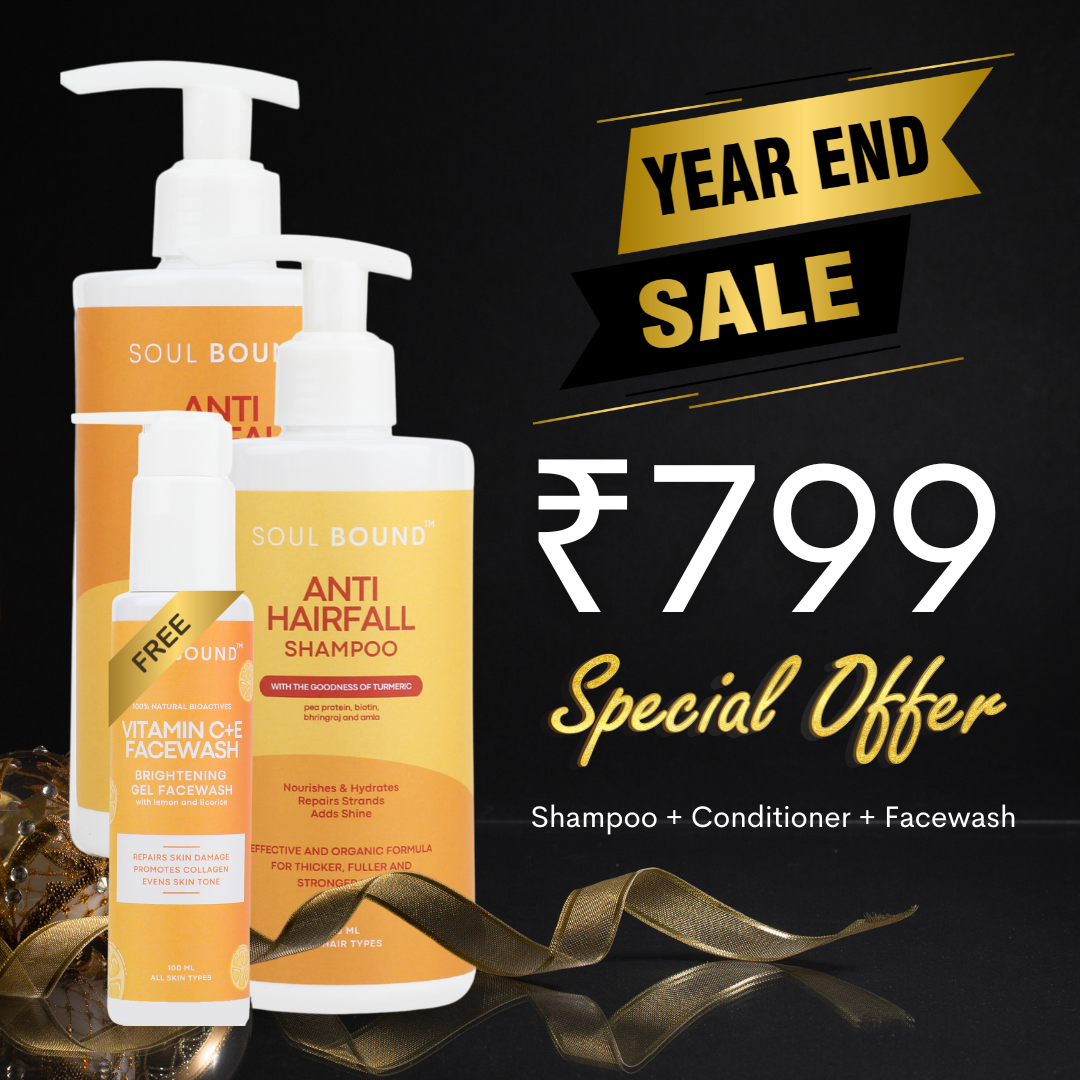 Anti-Hairfall Combo + Vitamin C + E Facewash