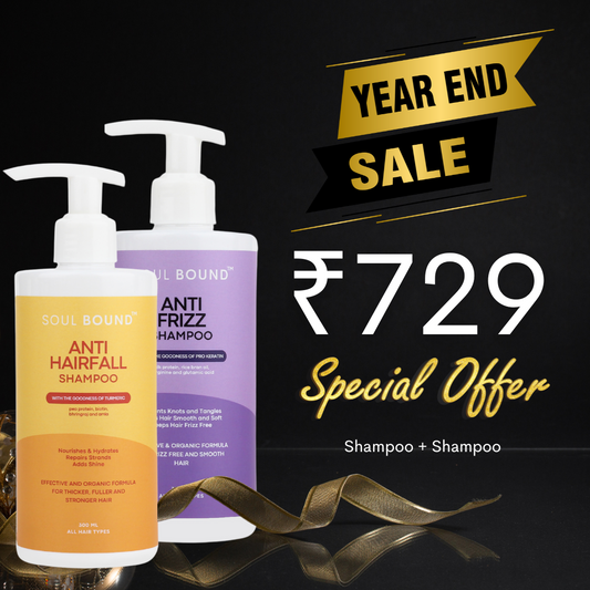 Anti-Frizz Shampoo + Anti-Hairfall Shampoo