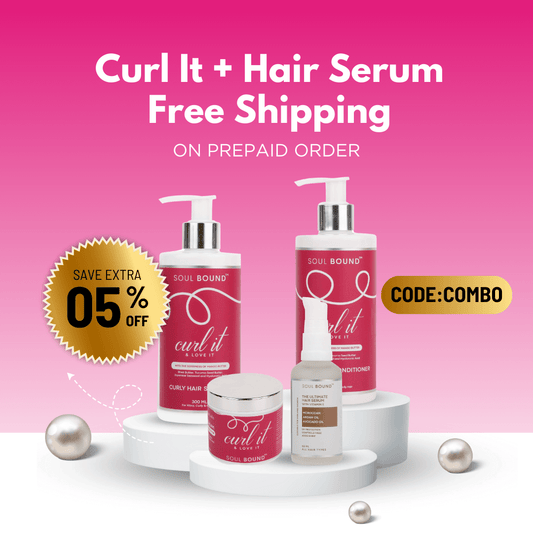 Curl It - Hair Shampoo + Conditioner + Cream + Serum