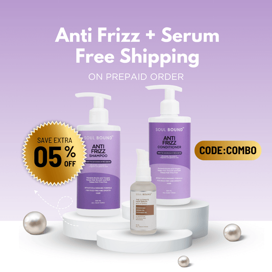 Anti-Frizz Shampoo + Conditioner + Hair Serum